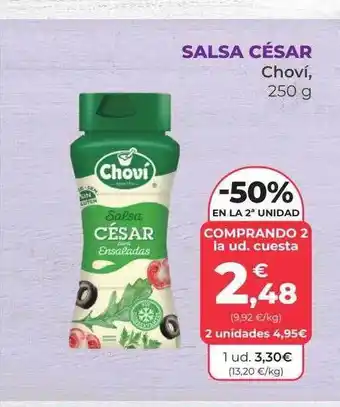 SPAR Gran Canaria -50% en la 2a unidad salsa césar choví oferta