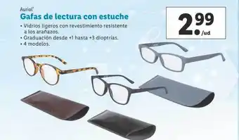 Lidl Auriol gafas de lectura con estuche oferta