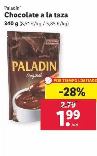 Lidl Paladín chocolate a la taza oferta