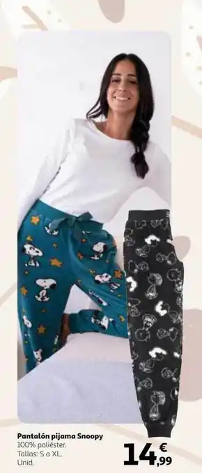 Alcampo Pantalón pijama snoopy oferta