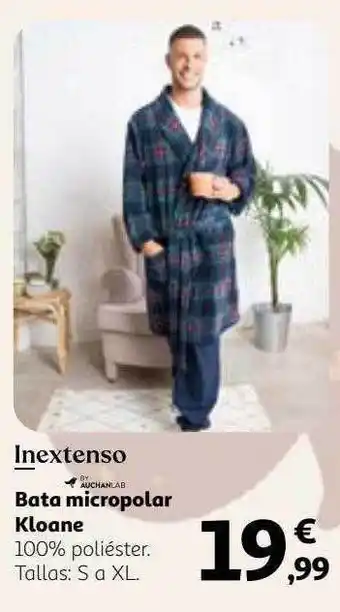 Alcampo Bata micropolar kloane inextenso oferta