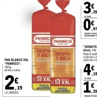 E.Leclerc Pan blanco xxl oferta