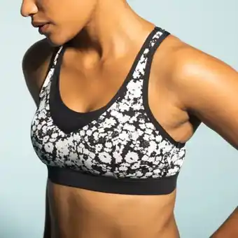 Decathlon Top aquagym mujer negro blanco nabaiji oferta