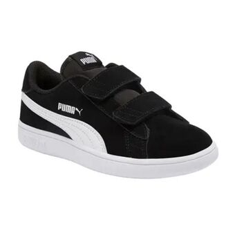 Decathlon Zapatillas deportivas puma smash niños negro tira velcro oferta