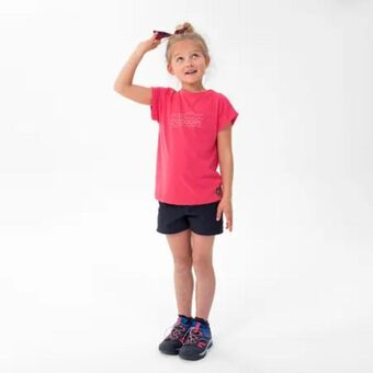 Decathlon Camiseta de montaña y trekking manga corta niños 7-15 años quechua mh100 rosa oferta