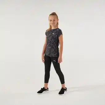 Decathlon Camiseta niños sintética transpirable - negro con estampado oferta