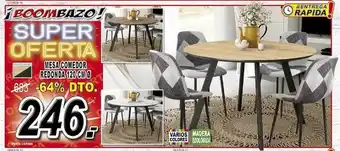 Muebles Boom Mesa comedor redonda 120 cm ø oferta