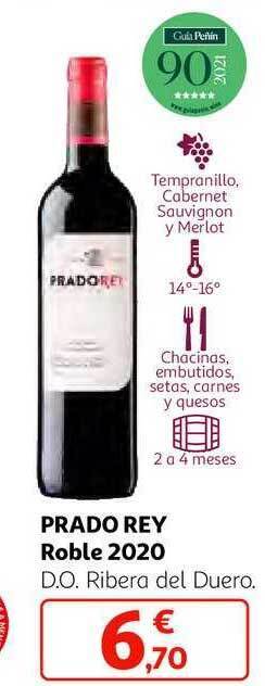 Alcampo Prado rey roble 2020 d.o. ribera del duero oferta