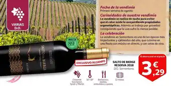 Alcampo Salto de bierge reserva 2018 d.o. somontano oferta