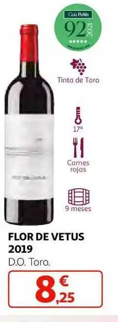 Alcampo Flor de vetus 2019 d.o. toro oferta