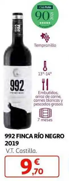 Alcampo 992 finca río negro 2019 v.t. castilla oferta