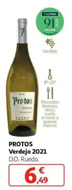 Alcampo Protos verdejo 2021 d.o. rueda oferta