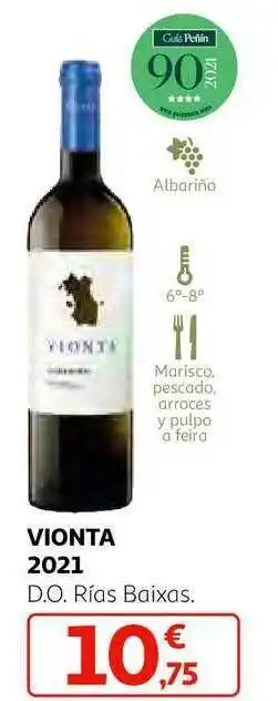 Alcampo Vionta 2021 d.o. rías baixas oferta