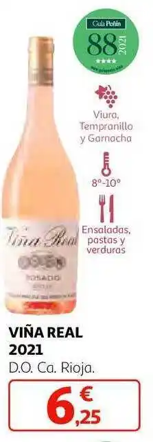 Alcampo Viña real 2021 d.o.ca. rioja oferta