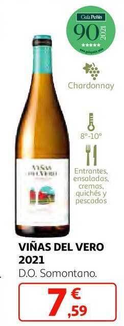 Alcampo Viñas del vero 2021 d.o. somontano oferta