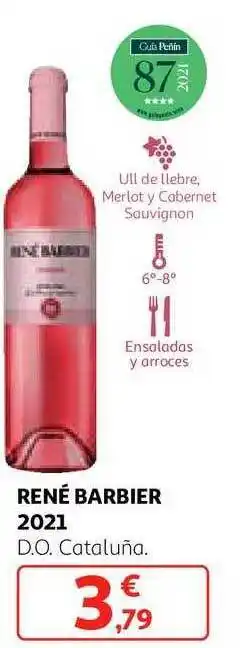 Alcampo René barbier 2021 d.o. cataluña oferta