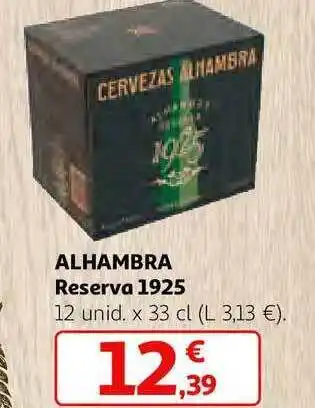 Alcampo Alhambra reserva 1925 oferta