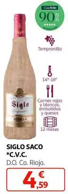Alcampo Siglo saco c.v.c d.o.ca. rioja oferta