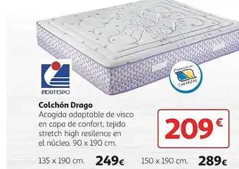 Alcampo Colchón drago indutespo oferta