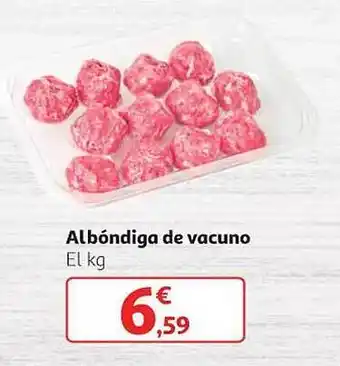 Alcampo Albóndiga de vacuno oferta
