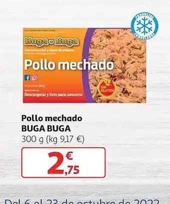 Alcampo Pollo mechado buga buga oferta
