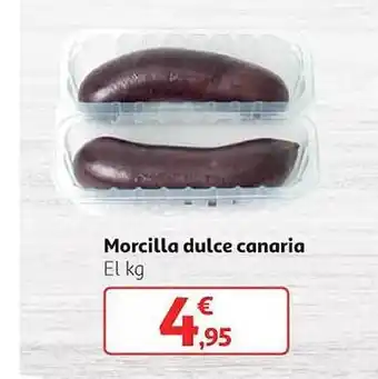Alcampo Morcilla dulce canaria oferta