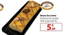Alcampo Brazo de crema oferta