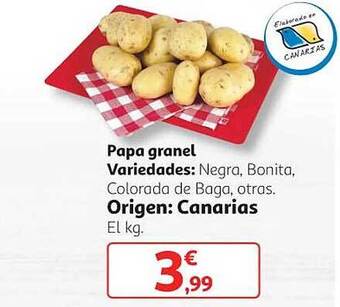 Alcampo Papa granel oferta