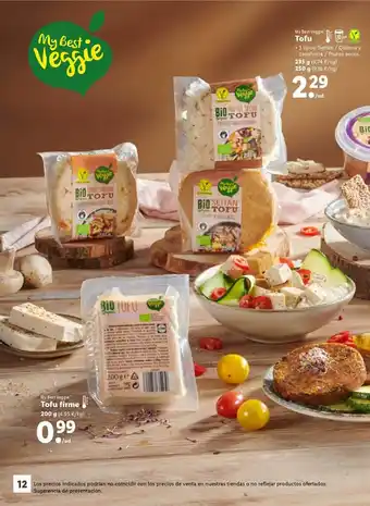 Lidl My Best Veggie Tofu, Tofu Firme 235g/250g oferta