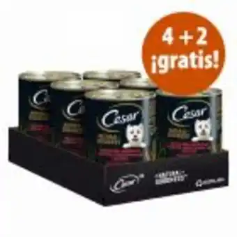 Zooplus Cesar natural goodness 6 x 400 g en oferta: 4 + 2 ¡gratis! oferta