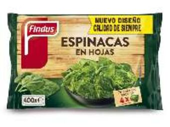 FROIZ Espinacas findus en hojas 400 g oferta