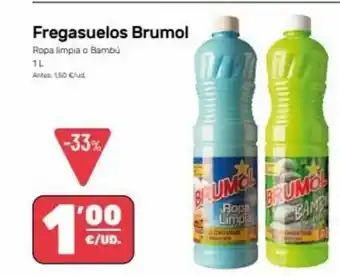 AhorraMas Fregasuelos brumol oferta