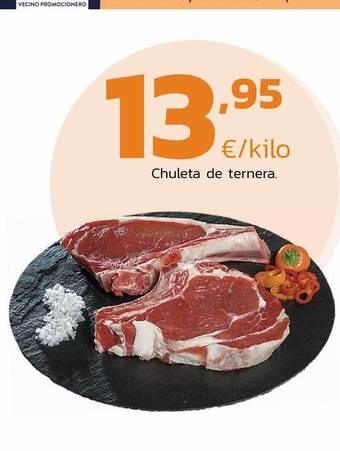 Supermercados Lupa Chuleta de ternera oferta