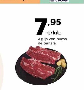 Supermercados Lupa Aguja con hueso de ternera oferta