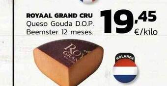 Supermercados Lupa Royaal grand cru queso gouda d.o.p. beemster 12 meses oferta