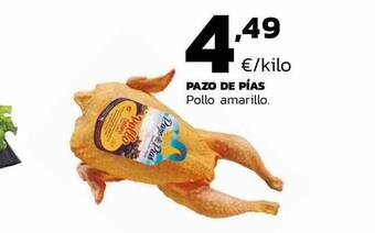 Supermercados Lupa Pazo de pías pollo amarillo oferta