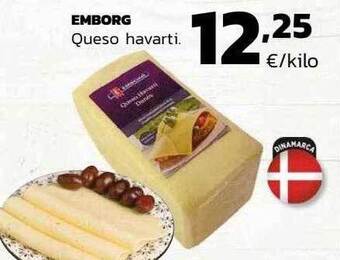 Supermercados Lupa Emborg queso havarti oferta