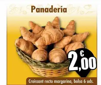 Croissant recto margarina bolsa 6