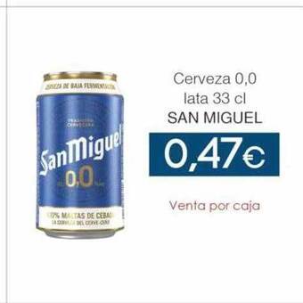 SPAR Lanzarote Cerveza 0.0 san miguel oferta
