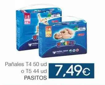 SPAR Lanzarote Pañales t4 50 o t5 44 pasitos oferta