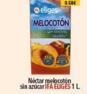 Supermercados Extremadura Néctar melocotón sin azúcar ifa eliges oferta