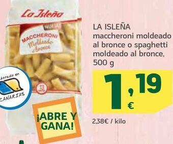 HiperDino Pasta la isleña oferta