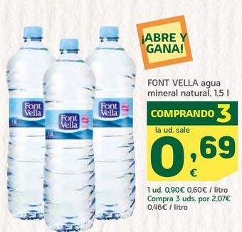 HiperDino Agua font vella oferta