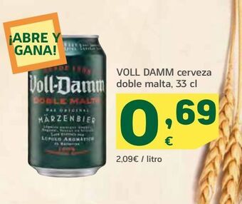 HiperDino Cerveza voll-damm oferta