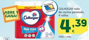 HiperDino Papel de cocina colhogar oferta