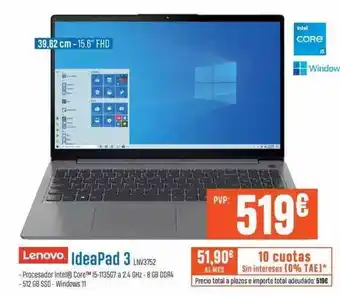 Beep Lenovo iedapad 3 oferta