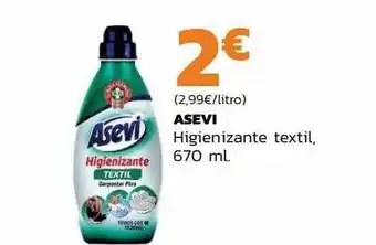 Supermercados Lupa Asevi higienizante textil oferta
