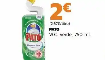 Supermercados Lupa Pato w.c. verde oferta