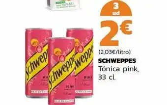 Supermercados Lupa Schweppes tónica pink oferta