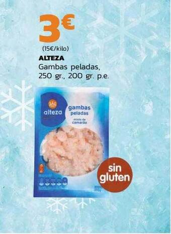 Supermercados Lupa Alteza gambas peladas oferta